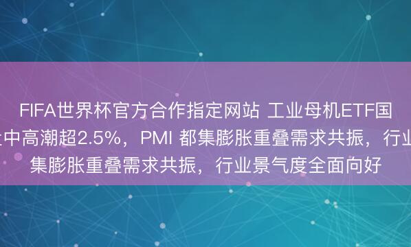 FIFA世界杯官方合作指定网站 工业母机ETF国泰（159667）盘中高潮超2.5%，PMI 都集膨胀重叠需求共振，行业景气度全面向好